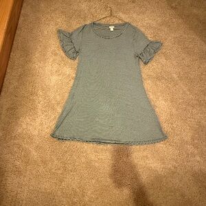 Mossimo Supply Co. Black and White Striped Dress